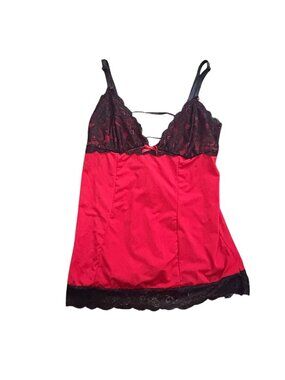 Rene Rofe Womens Sleepwear/Lingerie-Red/Black-Size M/L-GUC